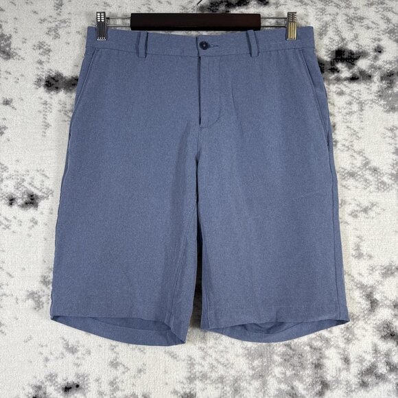 Nike Flex Golf Shorts Mens Size 30 Blue‎ Preppy Performance Stretch Casual - Picture 1 of 12